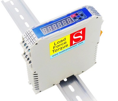 DIN Rail Mount Force Meter Load Cell Transmitter