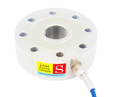Pancake load cell with M16 M18 M20 M22 M24 M27 M30 threaded hole